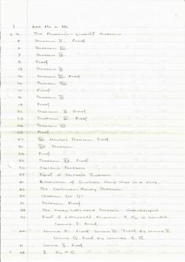 E. H. Linfoot: notes of G. H. Hardy's lectures on theory of functions