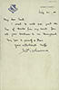 Letter from F. W. Lawrence to Lady Durning-Lawrence
