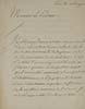 Letter from A. L. de Lavoisier to the President of the National Assembly