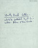 Note by Vera Brittain, relating to 5/70-6