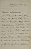 Letter from John Herschel