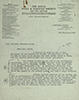 Draft of a letter from Frederick Richter to Sarojini Naidu