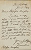 Letter from the Duke of Devonshire to G. M. Humphry