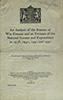 Printed pamphlet entitled An Analysis of the Sources of War Finance and an Estimate of the National Income and Expenditure in 1938, 1940, 1941 and 1942, annotated by hand
