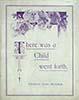 Printed pamphlet entitled There was a Child went forth, issued in memory of Francis Noel Pethick
