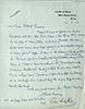Letter from Clive Watney Roe to Lady Pethick-Lawrence