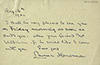 Postcard from Laurence Housman to Lord Pethick-Lawrence