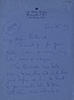 Letter from Countess Jowitt to Lord Pethick-Lawrence