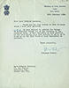 Letter from Humayun Kabir to Lord Pethick-Lawrence