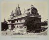 Photograph captioned 'The Cenotaph of His Highness the late Maharaja Jiaji Rao Scindia, G.C.S.I.'