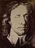 Photograph of a painting of Oliver Cromwell, after Samuel Cooper